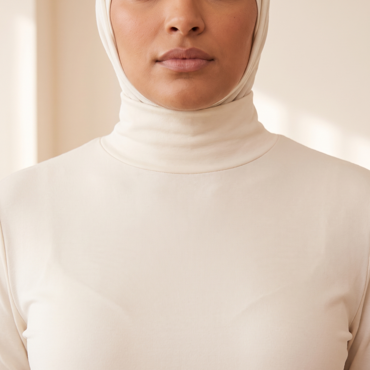 Jersey Undercap for Hijab – on model