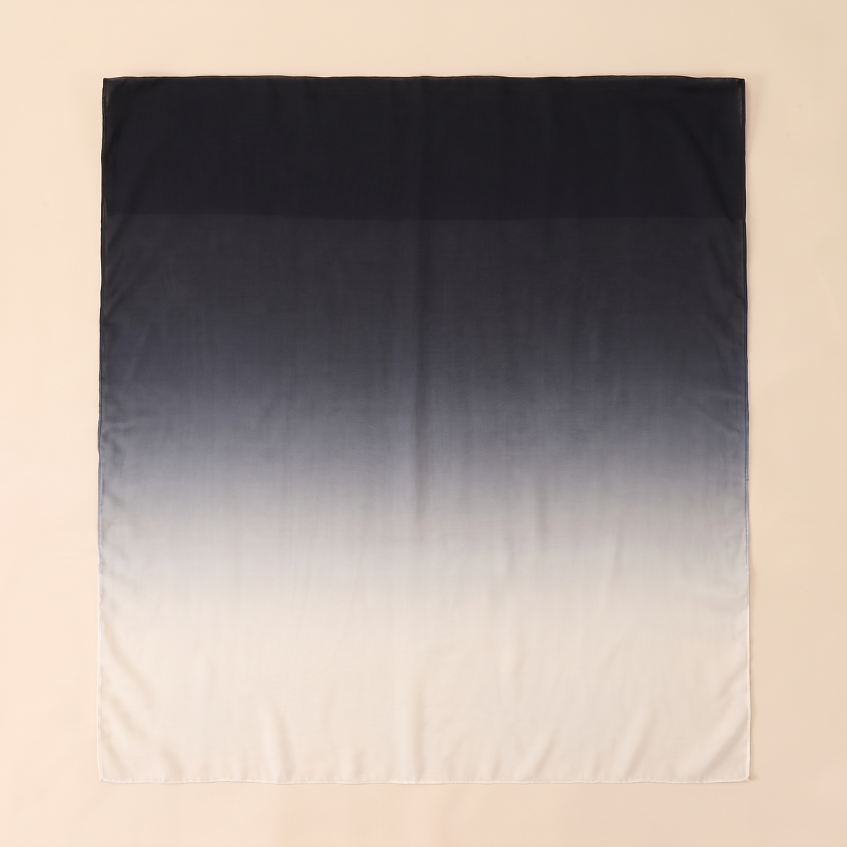 Gradient Print Instant Hijab – Black to Ivory
