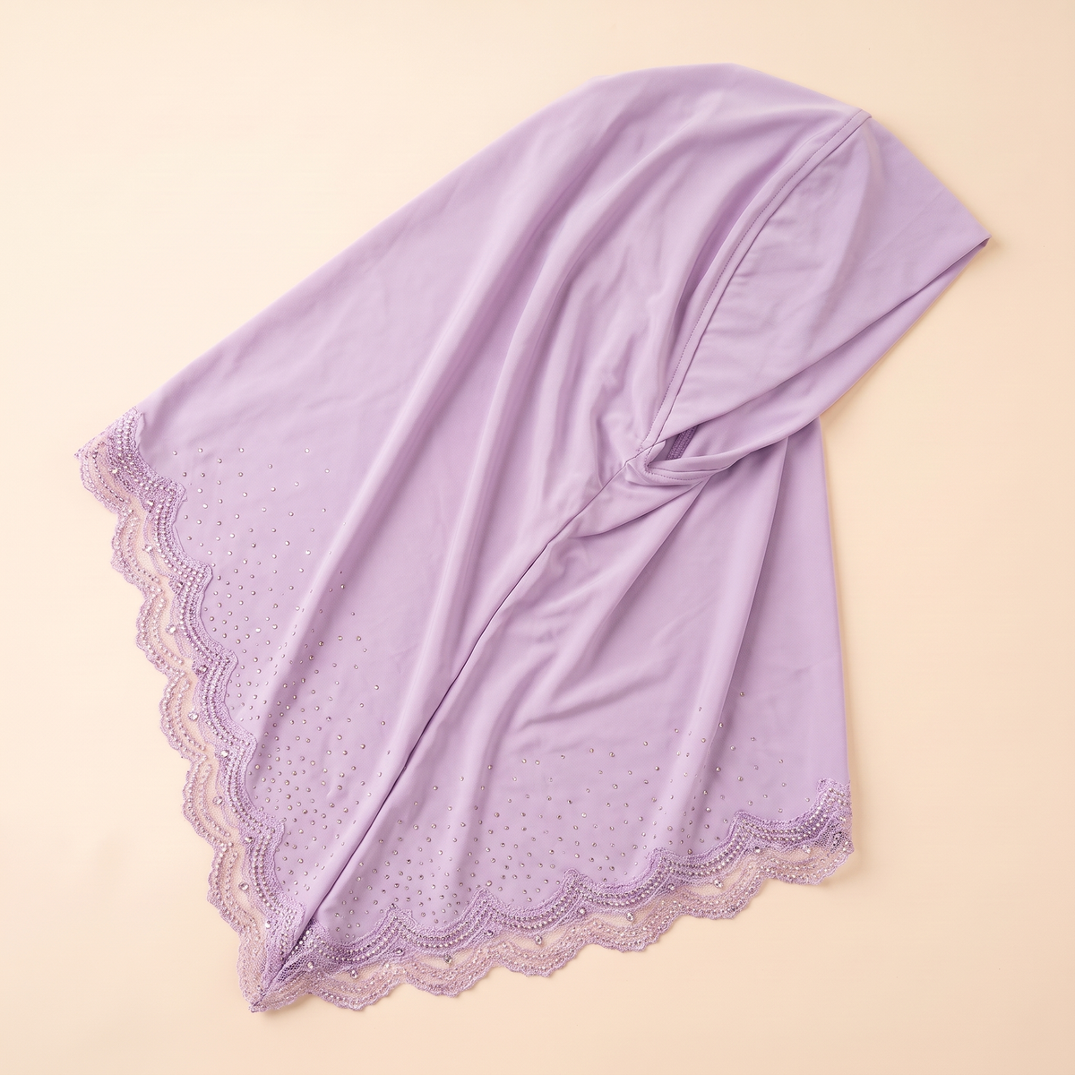 Qamar Embellished Instant Hijab for Eid – Lilac