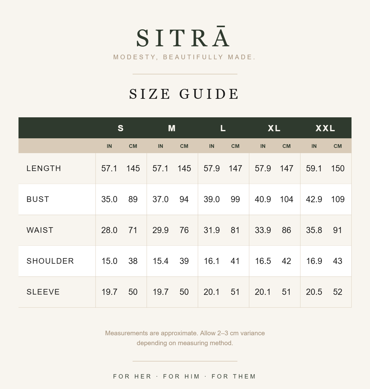 Diamanté split-sleeve satin column dress — SITRĀ size guide