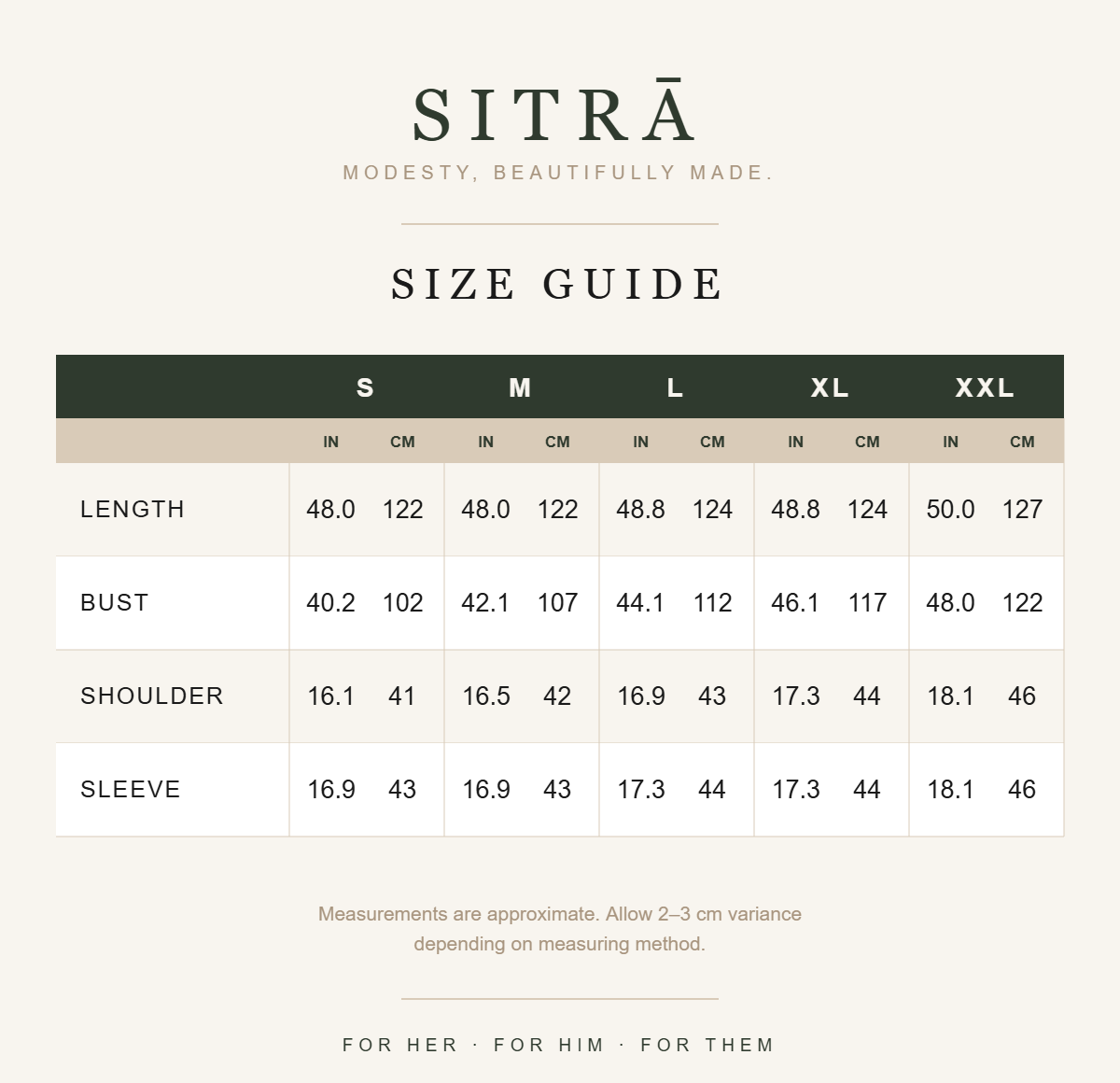 Shirin printed tassel-hem kaftan — SITRĀ size guide